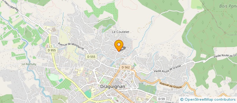 localisation de l'entreprise MONSIEUR REGIS CHEQUIOT  DRAGUIGNAN