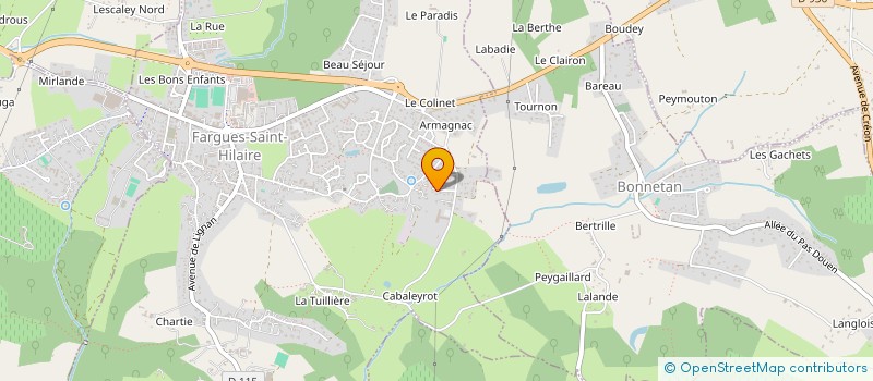 localisation de l'entreprise MONSIEUR REGIS CHEVALIER  FARGUES-SAINT-HILAIRE