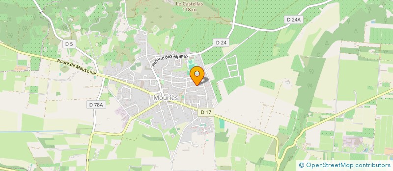 localisation de l'entreprise MONSIEUR REGIS CHEVALIER  MOURIES