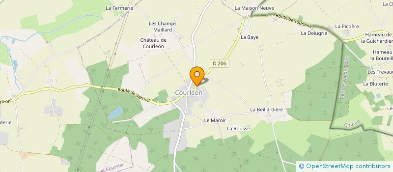 localisation de l'entreprise MONSIEUR REGIS CHEVET  NOYANT-VILLAGES