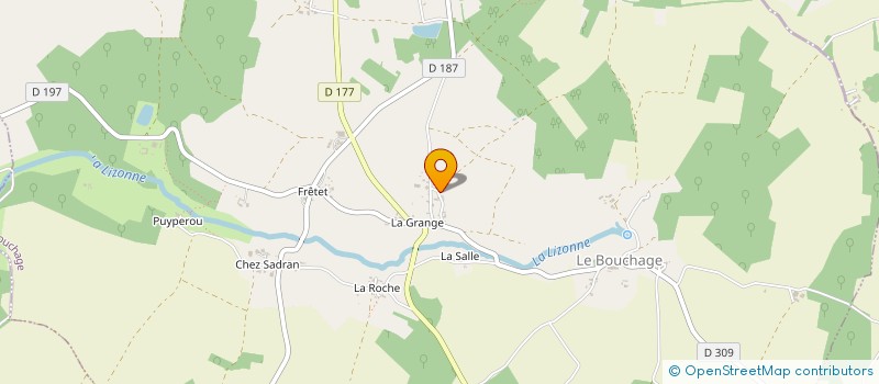 localisation de l'entreprise MONSIEUR REGIS CHOLLET à LE BOUCHAGE