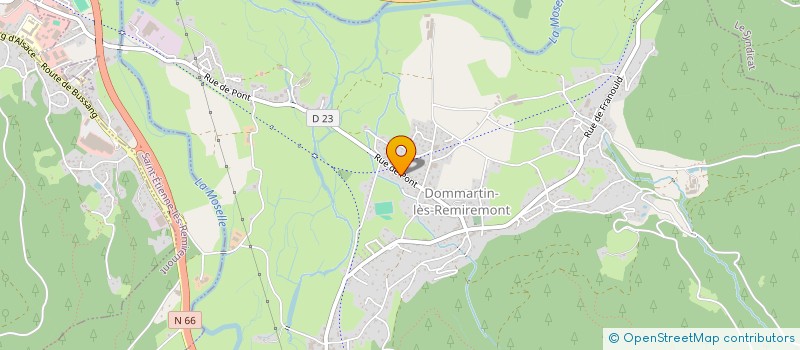 localisation de l'entreprise MONSIEUR REGIS COLIN  DOMMARTIN-LES-REMIREMONT
