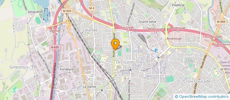 localisation de l'entreprise MONSIEUR REGIS COLLA  TOULOUSE
