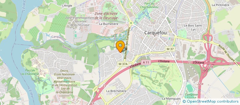 localisation de l'entreprise MONSIEUR REGIS COMBALUZIER à CARQUEFOU