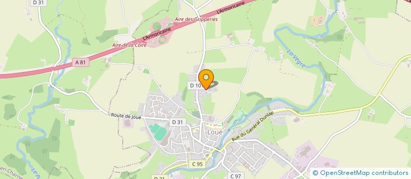 localisation de l'entreprise MONSIEUR REGIS COMPAIN  LOUE