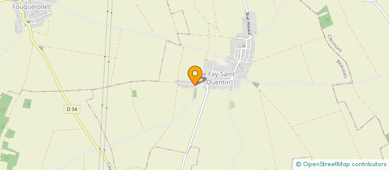 localisation de l'entreprise MONSIEUR REGIS COMPIEGNE  LE FAY-SAINT-QUENTIN