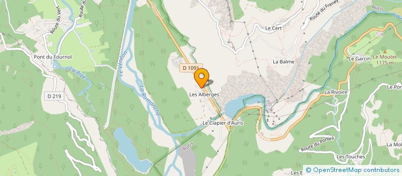 localisation de l'entreprise MONSIEUR REGIS CONTARDO  LE BOURG-D'OISANS