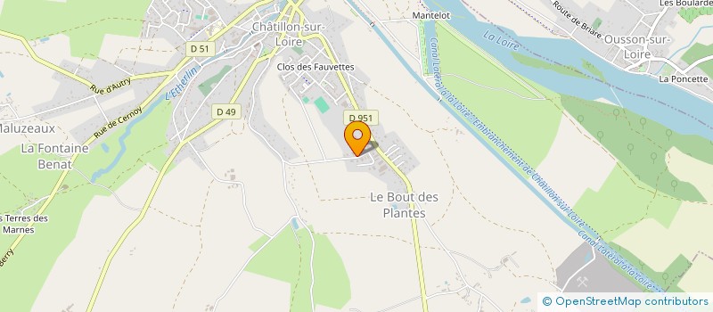 localisation de l'entreprise MONSIEUR REGIS CORBIN  BEAULIEU-SUR-LOIRE