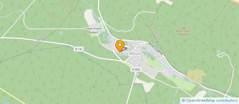localisation de l'entreprise MONSIEUR REGIS CORPEL  VIEUX-MOULIN