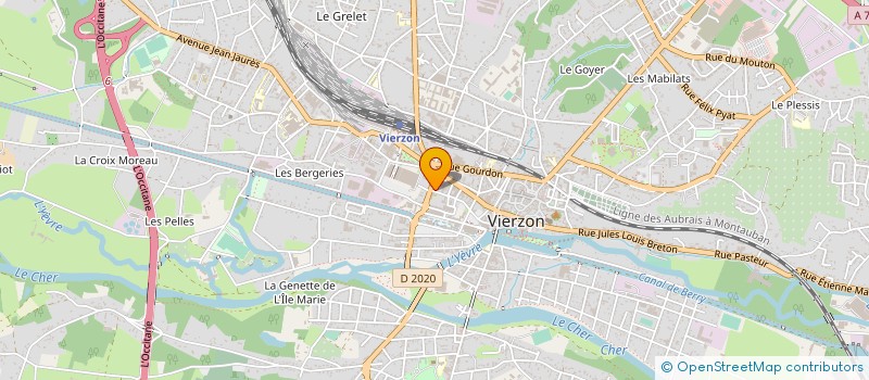 localisation de l'entreprise MONSIEUR REGIS COULON à VIERZON
