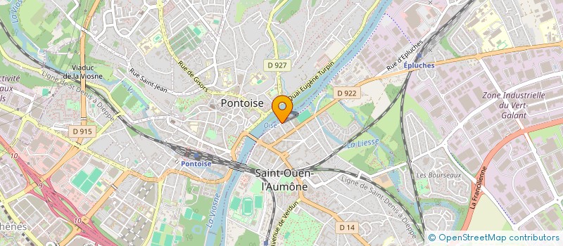 localisation de l'entreprise MONSIEUR REGIS CRESSON à SAINT-OUEN-L'AUMONE