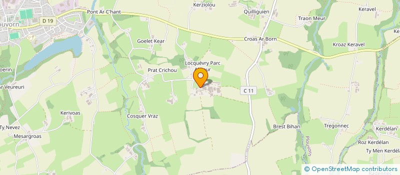 localisation de l'entreprise MONSIEUR REGIS CUEFF  PLOUVORN