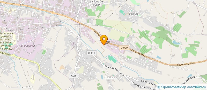 localisation de l'entreprise MONSIEUR REGIS CUQ  FREJAIROLLES