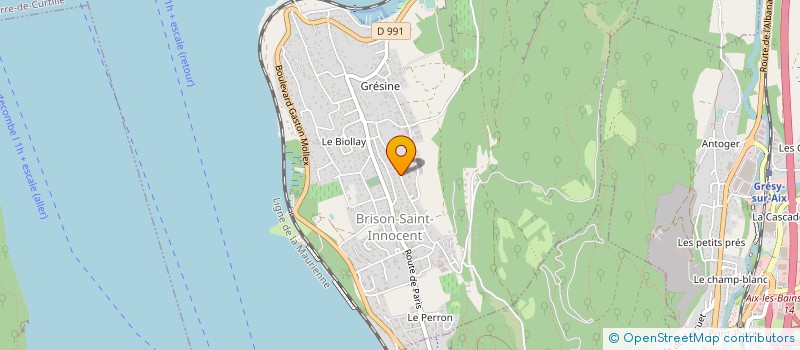 localisation de l'entreprise MONSIEUR REGIS CURTELIN  LE MONTCEL