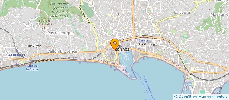 localisation de l'entreprise MONSIEUR REGIS DARGENT à CANNES