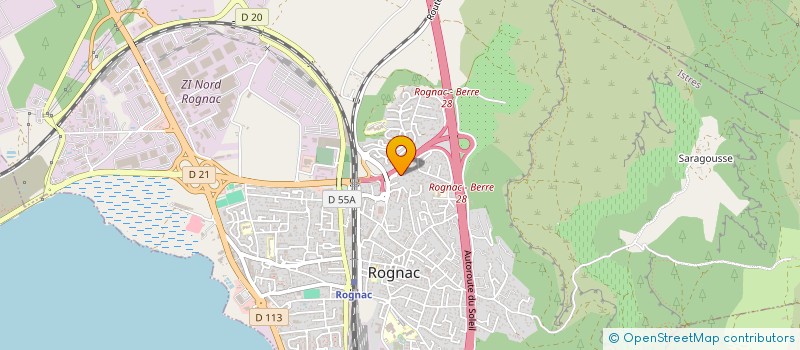 localisation de l'entreprise MONSIEUR REGIS DAUPHIN  ROGNAC