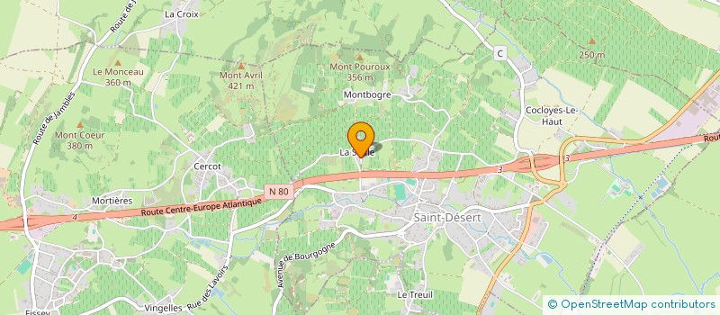 localisation de l'entreprise MONSIEUR REGIS DAVANTURE  MONTAGNY-LES-BUXY