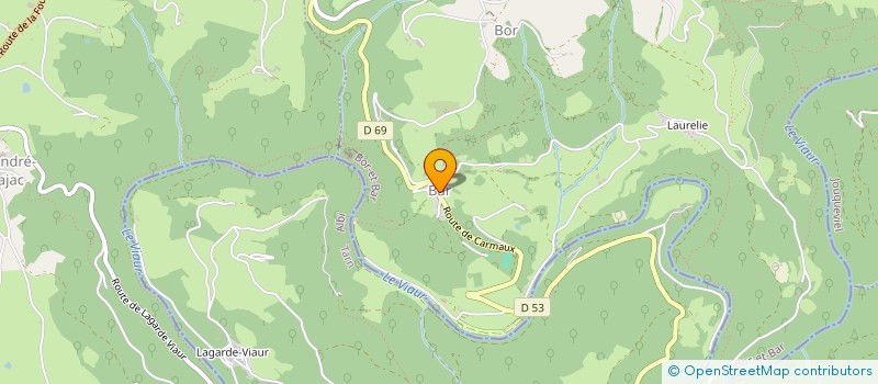 localisation de l'entreprise MONSIEUR REGIS DAVY  BOR-ET-BAR