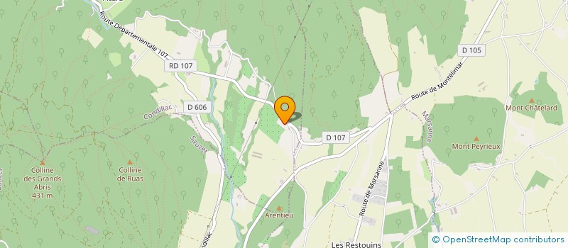 localisation de l'entreprise MONSIEUR REGIS DE ABREU  CONDILLAC