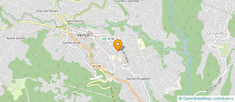 localisation de l'entreprise MONSIEUR REGIS DE LUCA à VENCE