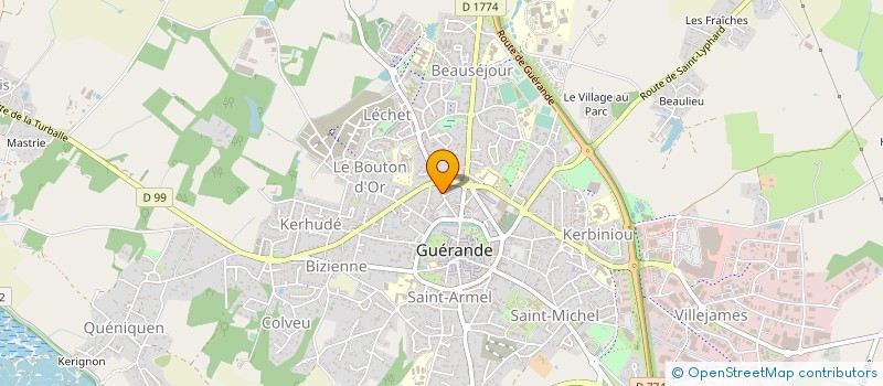 localisation de l'entreprise MONSIEUR REGIS DEBARALLE à GUERANDE