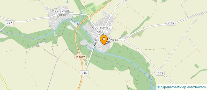 localisation de l'entreprise MONSIEUR REGIS DEBOCQ à GOURNAY-SUR-ARONDE
