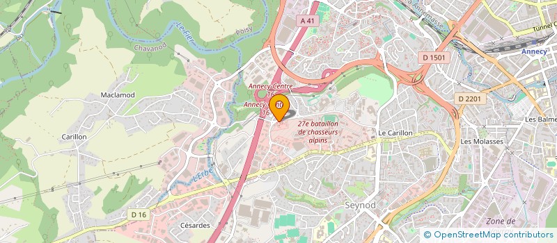 localisation de l'entreprise MONSIEUR REGIS DEBUICHE à ANNECY