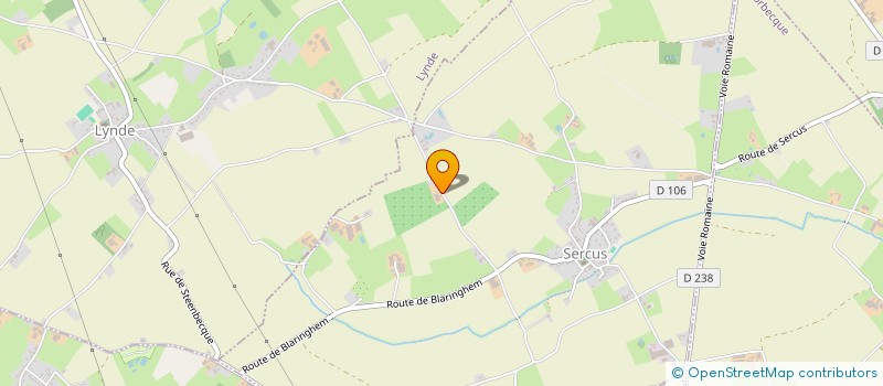 localisation de l'entreprise MONSIEUR REGIS DECOUVELAERE  SERCUS