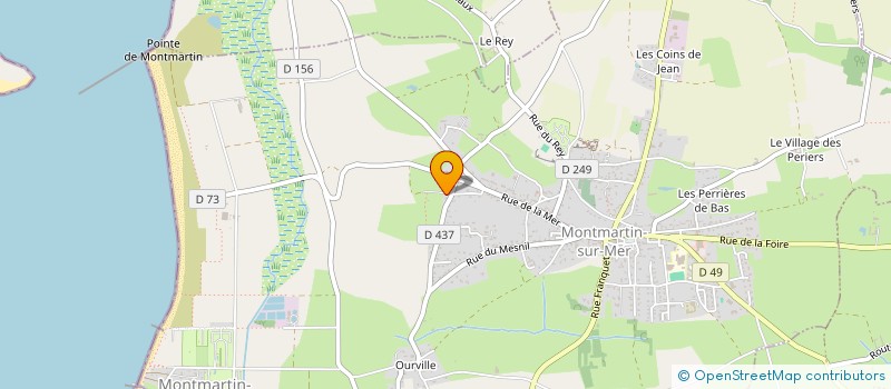 localisation de l'entreprise MONSIEUR REGIS DEFROMERIE  MONTMARTIN-SUR-MER
