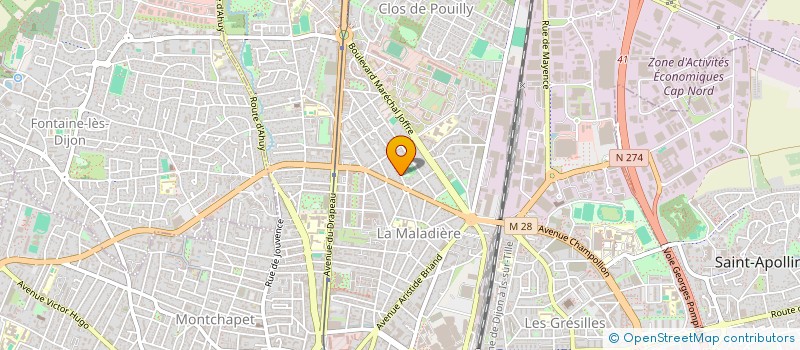 localisation de l'entreprise MONSIEUR REGIS DEHEUL  DIJON