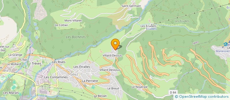 localisation de l'entreprise MONSIEUR REGIS DEKEUWER  BOURG-SAINT-MAURICE