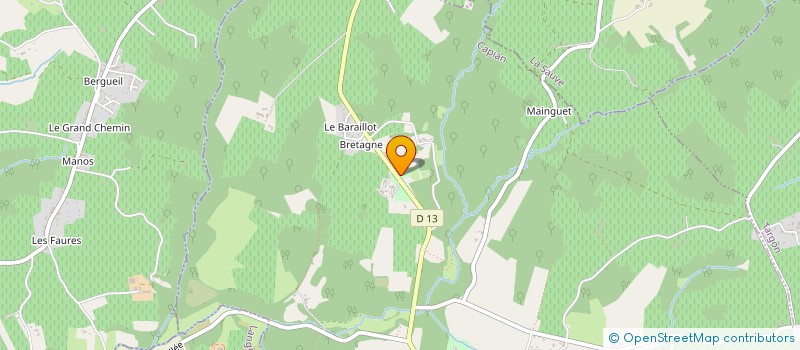 localisation de l'entreprise MONSIEUR REGIS DELAUNEY  CAPIAN