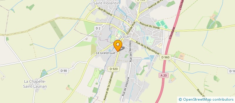 localisation de l'entreprise MONSIEUR REGIS DELAVEAU à VATAN