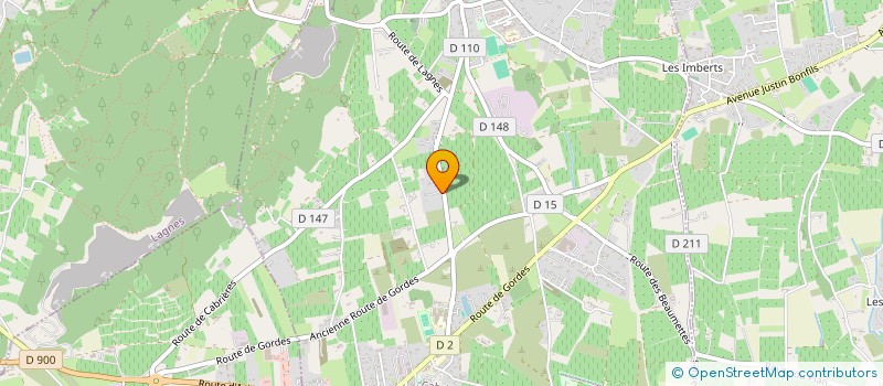 localisation de l'entreprise MONSIEUR REGIS DELAYE  CABRIERES D'AVIGNON