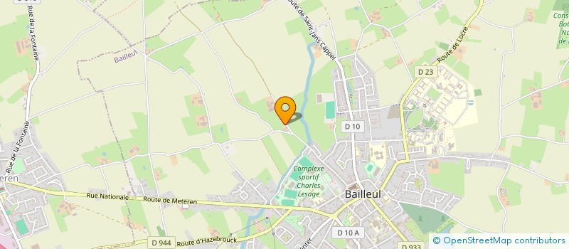 localisation de l'entreprise MONSIEUR REGIS DEQUEKER à BAILLEUL