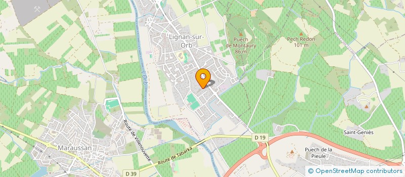 localisation de l'entreprise MONSIEUR REGIS DESFOUR à LIGNAN-SUR-ORB