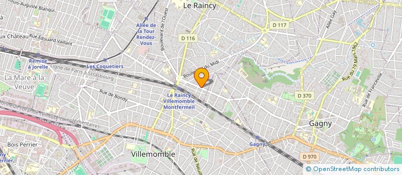 localisation de l'entreprise MONSIEUR REGIS DESQUINS à LE RAINCY