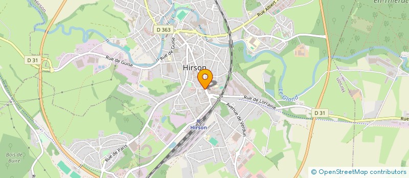 localisation de l'entreprise MONSIEUR REGIS DESTOMBES à HIRSON