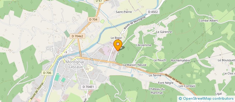 localisation de l'entreprise MONSIEUR REGIS DEVIERS à MONTIGNAC-LASCAUX