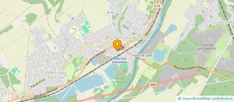 localisation de l'entreprise MONSIEUR REGIS DODRE  SAINT-LEU-D'ESSERENT