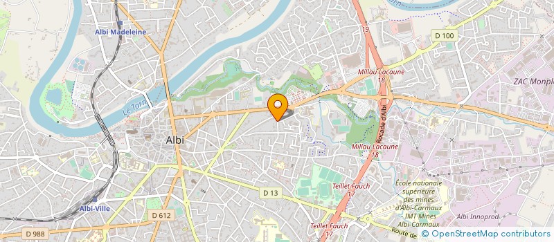 localisation de l'entreprise MONSIEUR REGIS DOUVILLE à ALBI