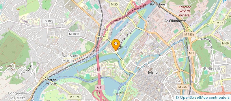 localisation de l'entreprise MONSIEUR REGIS DRAPIER  METZ