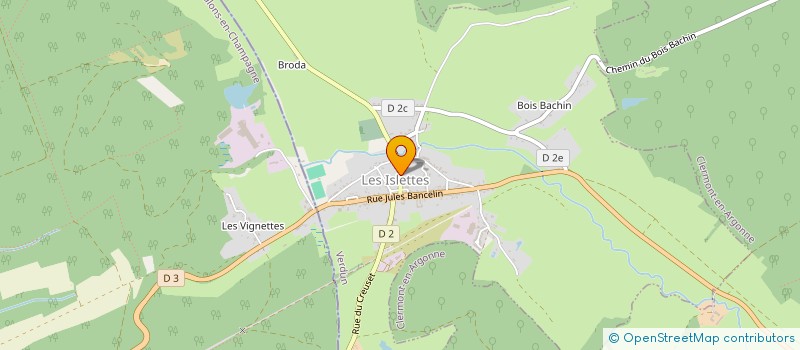 localisation de l'entreprise MONSIEUR REGIS DROUET à LES ISLETTES