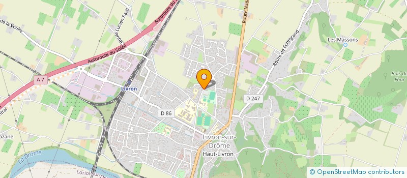 localisation de l'entreprise MONSIEUR REGIS DUBOSC  LIVRON-SUR-DROME