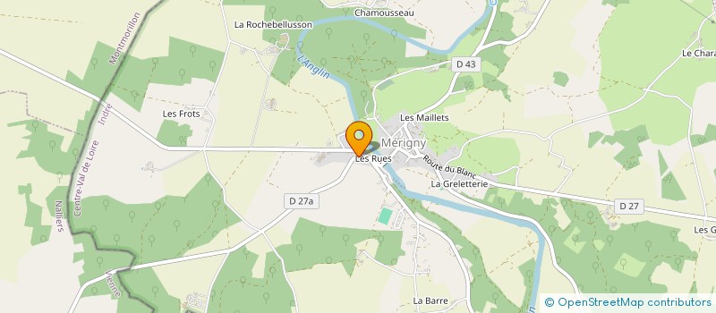 localisation de l'entreprise MONSIEUR REGIS DUCHAUSSOY à MERIGNY