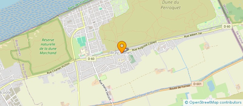 localisation de l'entreprise MONSIEUR REGIS DUEZ  BRAY-DUNES