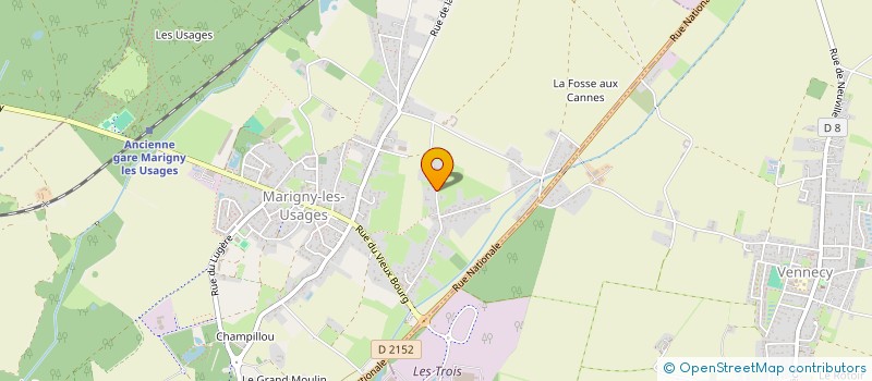 localisation de l'entreprise MONSIEUR REGIS DUMERY à MARIGNY-LES-USAGES
