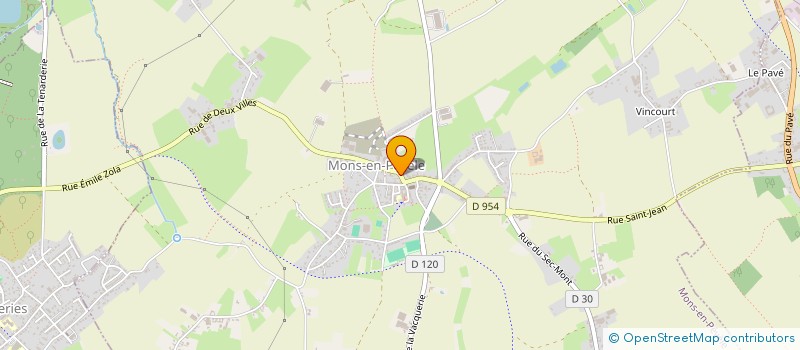 localisation de l'entreprise MONSIEUR REGIS DUQUENNE à MONS-EN-PEVELE