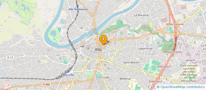 localisation de l'entreprise MONSIEUR REGIS DUQUESNEL  ALBI