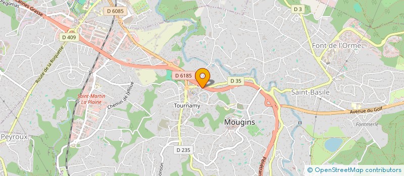 localisation de l'entreprise MONSIEUR REGIS DURAND  MOUGINS